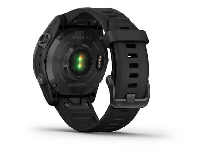 Spordikell fenix 7S Sapphire Solar - Carbon Gray DLC Ti Black Band