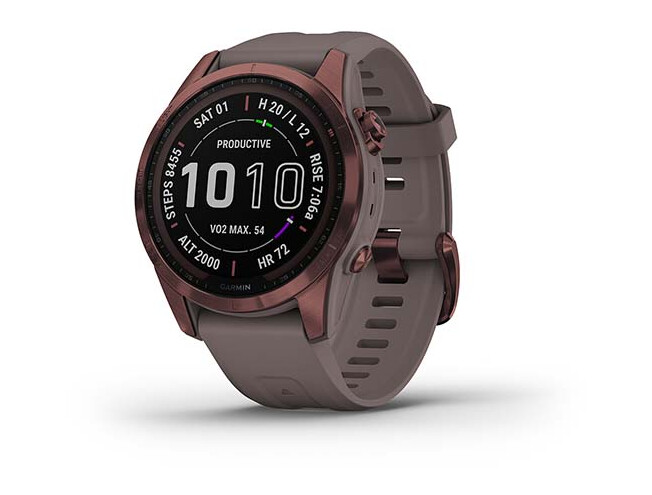 Spordikell Garmin fenix 7S Sapphire Solar - Dark Bronze Ti Shale Gray Band Sapphire Solar - Dark Bronze Ti Shale Gray Band