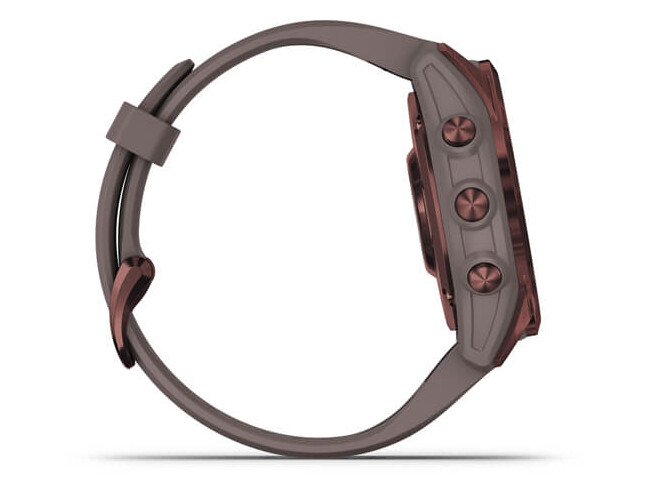 Spordikell Garmin fenix 7S Sapphire Solar - Dark Bronze Ti Shale Gray Band Sapphire Solar - Dark Bronze Ti Shale Gray Band