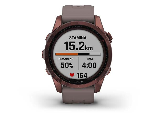 Spordikell Garmin fenix 7S Sapphire Solar - Dark Bronze Ti Shale Gray Band Sapphire Solar - Dark Bronze Ti Shale Gray Band