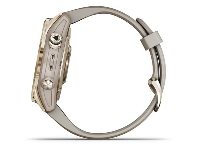 Spordikell Garmin fenix 7S Sapphire Solar - Cream Gold Ti Light Sand Band Sapphire Solar - Cream Gold Ti Light Sand Band