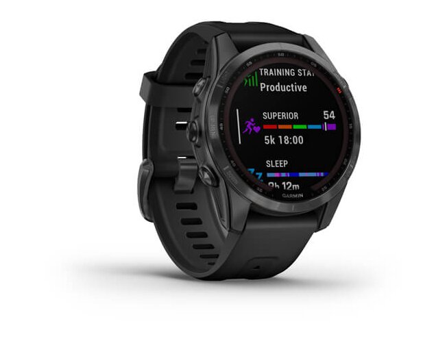 Spordikell Garmin fenix 7S Solar - Slate Gray Black Band