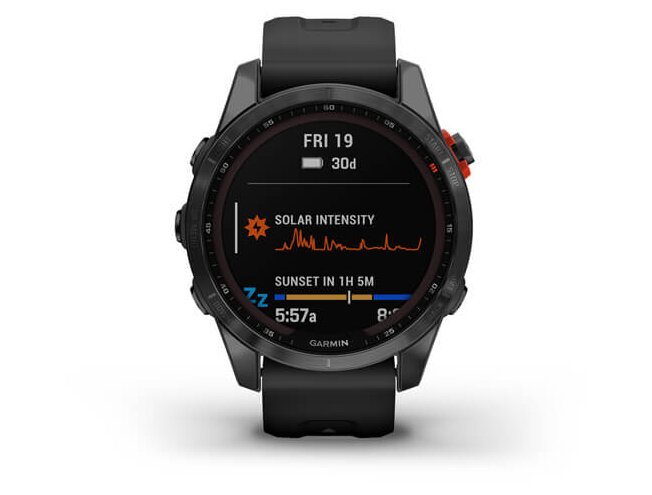 Spordikell Garmin fenix 7S Solar - Slate Gray Black Band