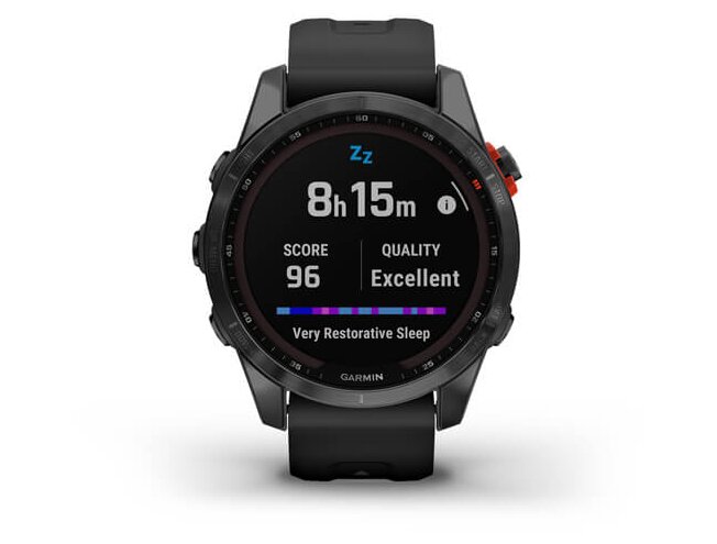 Spordikell Garmin fenix 7S Solar - Slate Gray Black Band