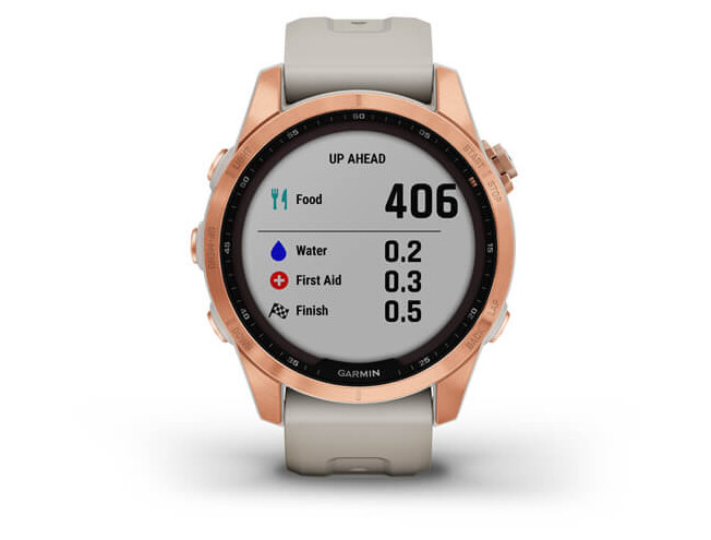 Spordikell Garmin fenix 7S Solar - Rose Gold Light Sand Band Solar - Rose Gold Light Sand Band