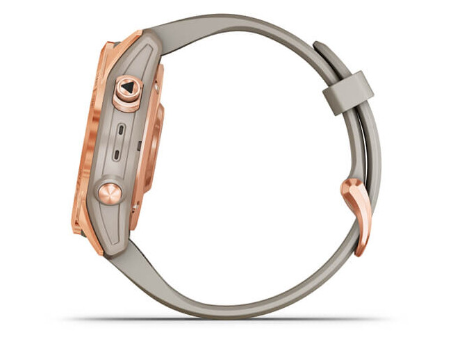 Spordikell Garmin fenix 7S Solar - Rose Gold Light Sand Band Solar - Rose Gold Light Sand Band