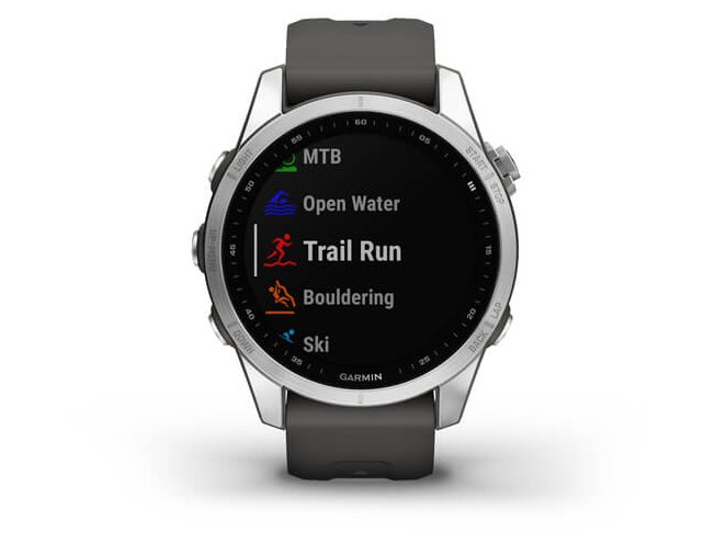 Spordikell Garmin fenix 7S Standard - Silver with Graphite Band