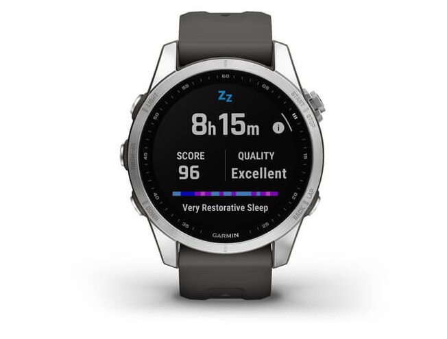 Spordikell Garmin fenix 7S Standard - Silver with Graphite Band
