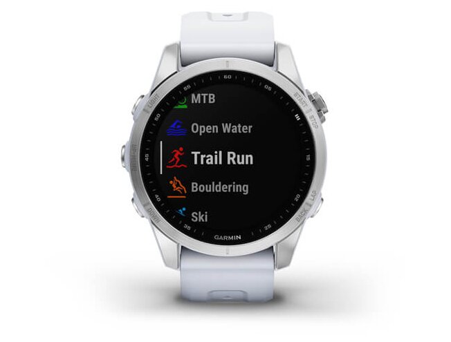 Spordikell Garmin fenix 7S Standard - Silver with Whitestone Band