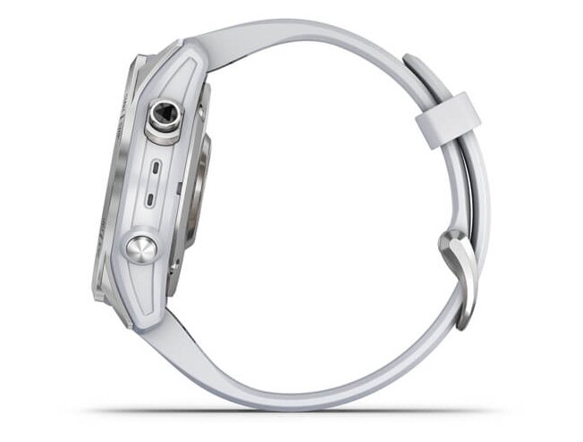 Spordikell Garmin fenix 7S Standard - Silver with Whitestone Band