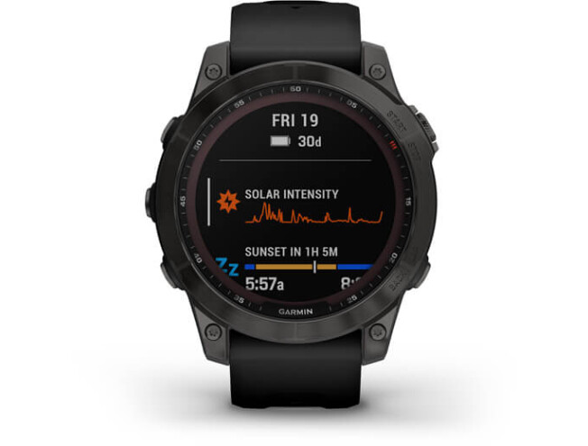 Spordikell fenix 7 Sapphire Solar - Black DLC Ti  Black Band