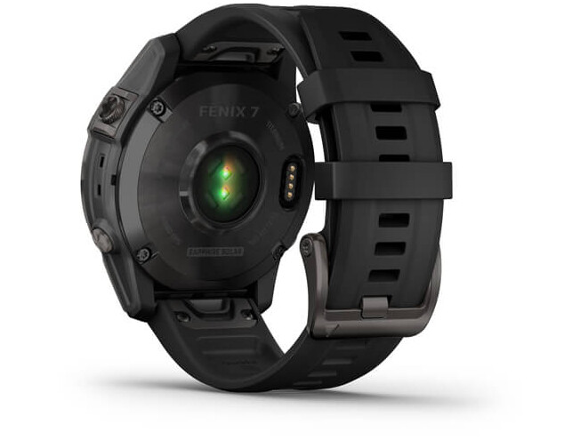 Spordikell fenix 7 Sapphire Solar - Black DLC Ti  Black Band