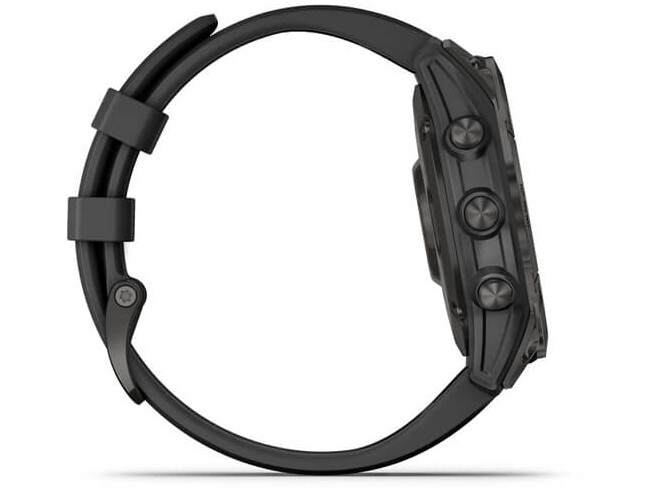 Spordikell Garmin fenix 7 Sapphire Solar -  Carbon Gray DLC Ti Black Band Sapphire Solar - Carbon Gray DLC Ti Black Band