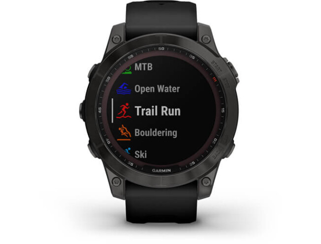 Spordikell Garmin fenix 7 Sapphire Solar -  Carbon Gray DLC Ti Black Band Sapphire Solar - Carbon Gray DLC Ti Black Band