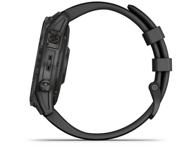 Spordikell Garmin fenix 7 Sapphire Solar -  Carbon Gray DLC Ti Black Band Sapphire Solar - Carbon Gray DLC Ti Black Band