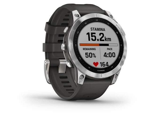 Spordikell Garmin fenix 7 Standard - Silver Graphite Band