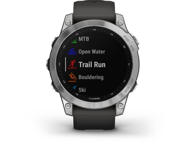 Spordikell Garmin fenix 7 Standard - Silver Graphite Band