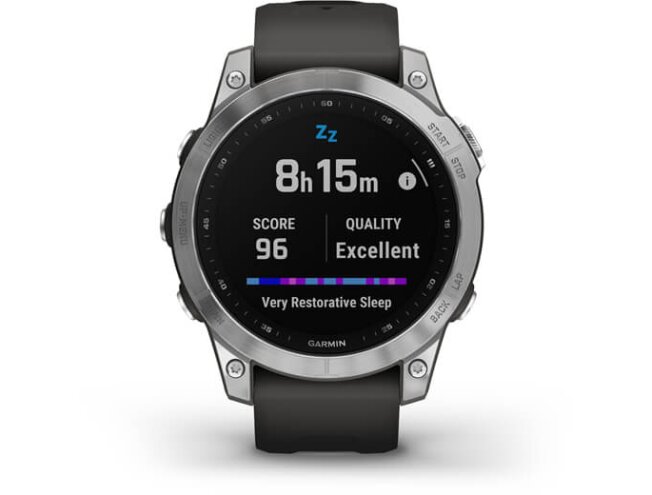 Spordikell Garmin fenix 7 Standard - Silver Graphite Band