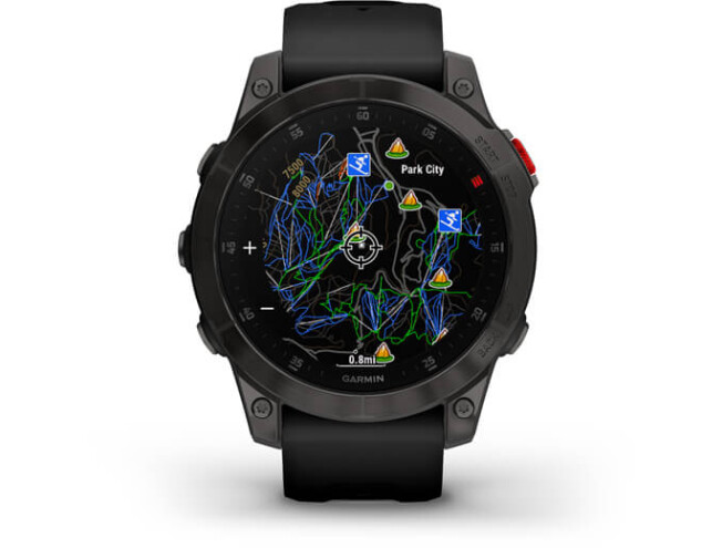 Spordikell epix (Gen 2) Sapphire - Black Titanium