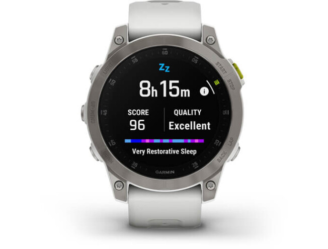 Spordikell Garmin EPIX 2 Sapphire - Carrera White Ti White Band Sapphire - White Titanium