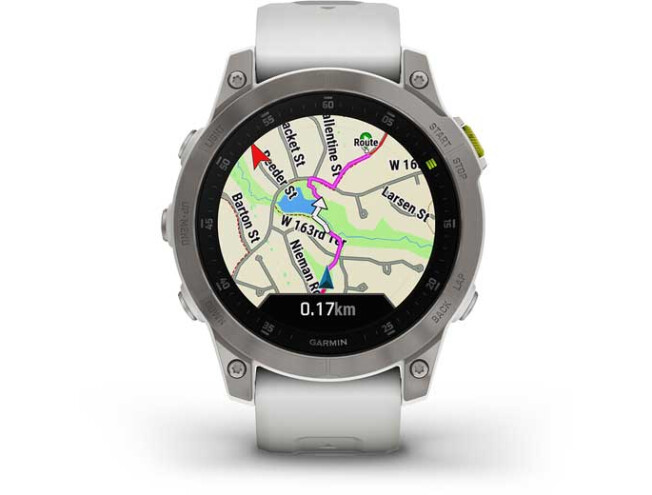 Spordikell Garmin EPIX 2 Sapphire - Carrera White Ti White Band Sapphire - White Titanium