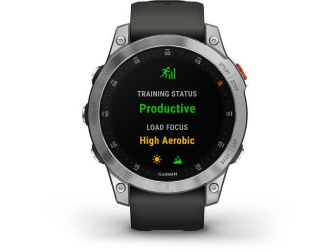 Spordikell Garmin EPIX 2 Silver Slate Band Slate Steel