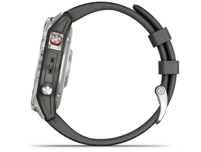 Spordikell Garmin EPIX 2 Silver Slate Band Slate Steel