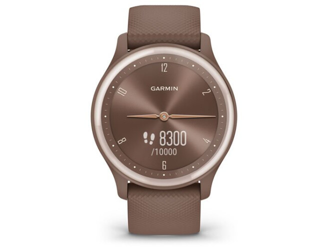 Aktiivsuskell Garmin vivomove Sport Black walnut Silicone Cocoa