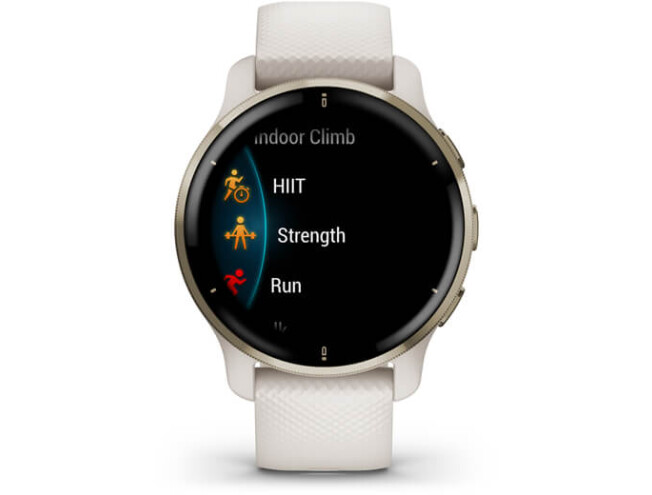 Aktiivsuskell Garmin Venu 2 Plus White Cream Gold Ivory Cream Gold