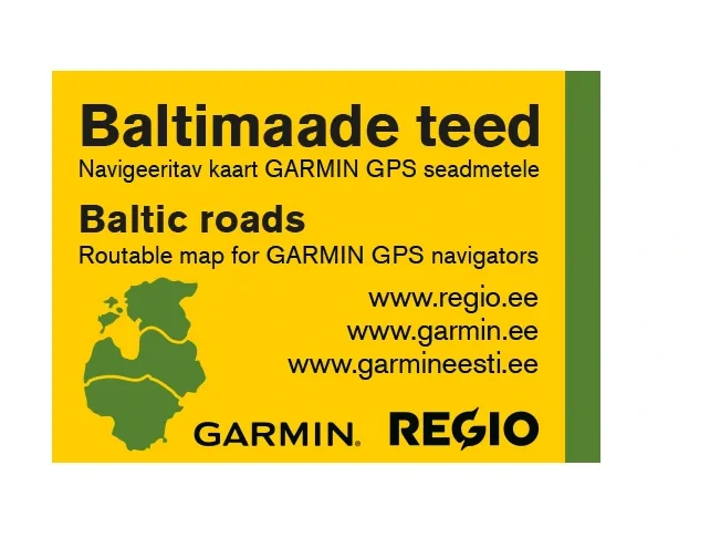 Regio Baltimaade teed v2 uuendus m&auml;lukaardile