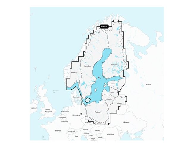 Merekaart GARMIN NAVIONICS+ Baltic Sea NSEU644L