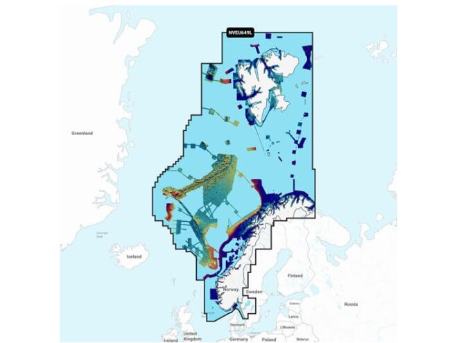 Merekaart GARMIN NAVIONICS VISION+ Norway NVEU649L