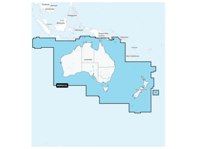 Teised regioonid Navionics+/Navionics Vision+