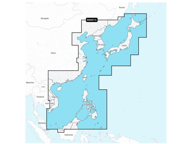 Teised regioonid Navionics+/Navionics Vision+