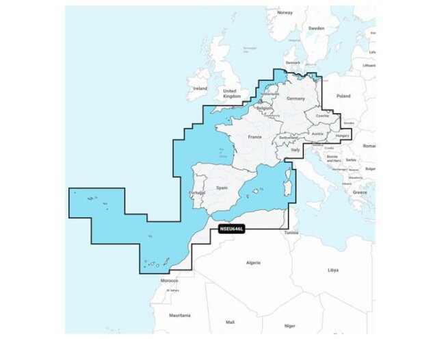 Teised regioonid Navionics+/Navionics Vision+