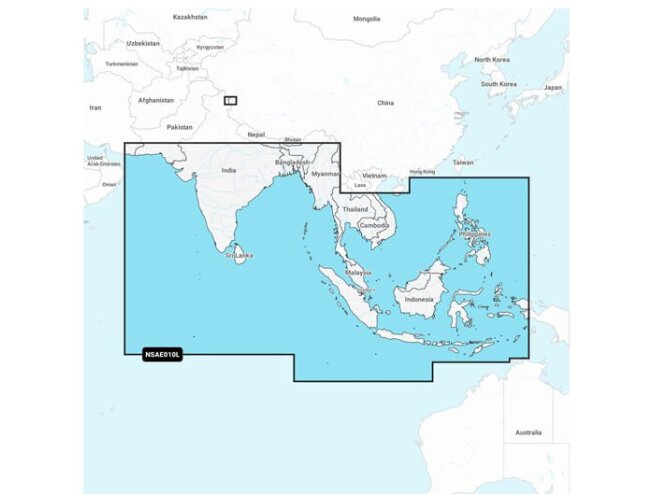 Teised regioonid Navionics+/Navionics Vision+
