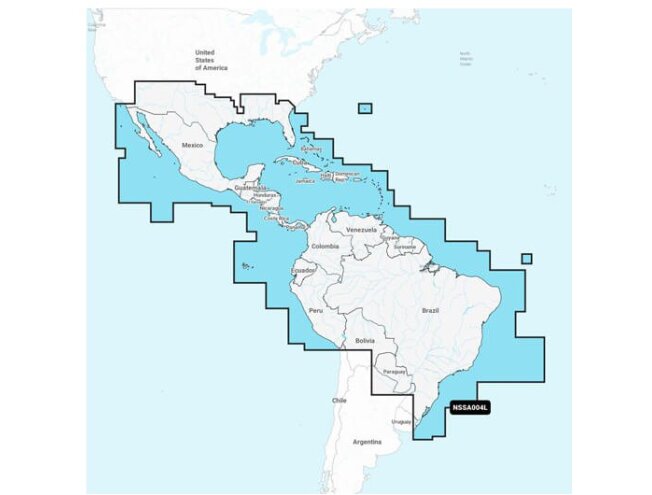 Teised regioonid Navionics+/Navionics Vision+