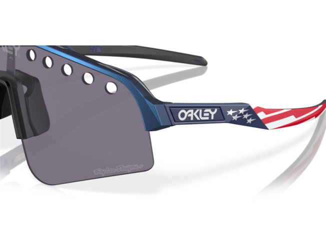 P&auml;ikeseprillid OAKLEY Sutro Lite Sweep erimudelid "Troy Lee Designs Collection" Blue Colorshift Prizm Grey