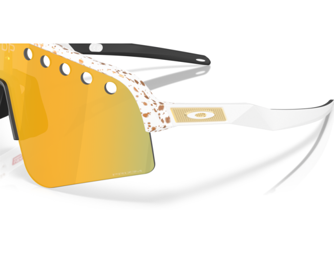 P&auml;ikeseprillid OAKLEY Sutro Lite Sweep erimudelid "Mathieu Van Der Poel Collection" White splatter Prizm 24k