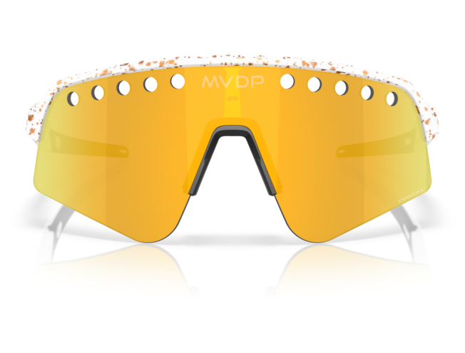 P&auml;ikeseprillid OAKLEY Sutro Lite Sweep erimudelid "Mathieu Van Der Poel Collection" White splatter Prizm 24k