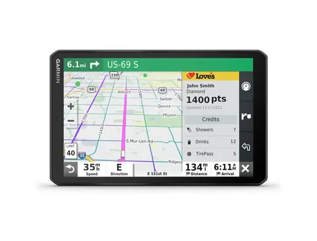 Veoauto GPS Garmin Dezl LGV810