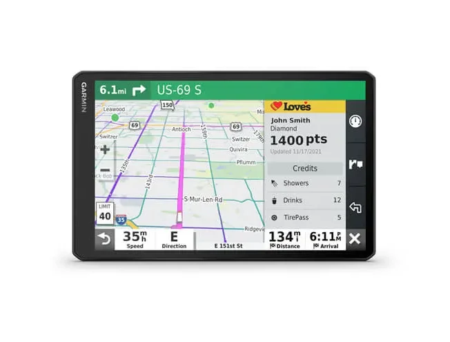 Veoauto GPS Garmin Dezl LGV1010