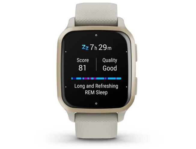 Nutikell Garmin VENU Sq 2 Music - French Gray/Cream Gold