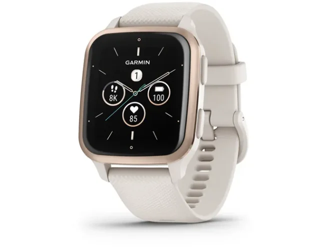 Nutikell Garmin VENU Sq 2 Music - Ivory/Peach Gold