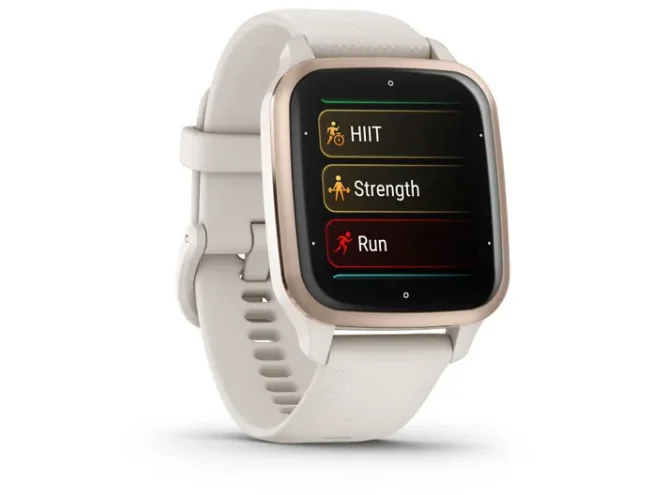 Nutikell Garmin VENU Sq 2 Music - Ivory/Peach Gold