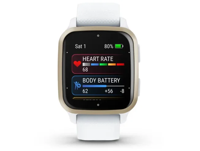 Nutikell Garmin VENU Sq 2 White/Cream Gold