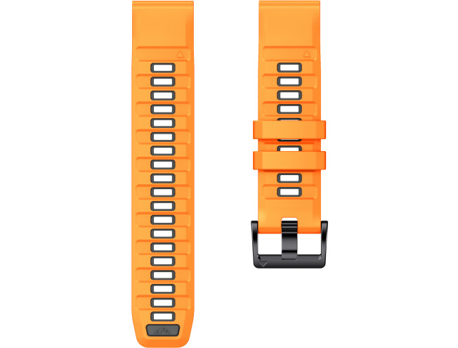 Kiirkinnitusega kellarihmad 26mm Silikoon - Orange