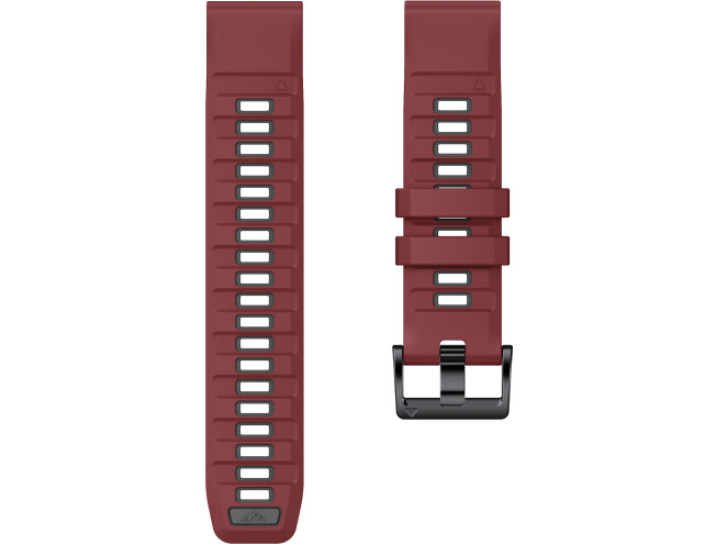 Kiirkinnitusega kellarihmad 26mm Silikoon - Dark Red