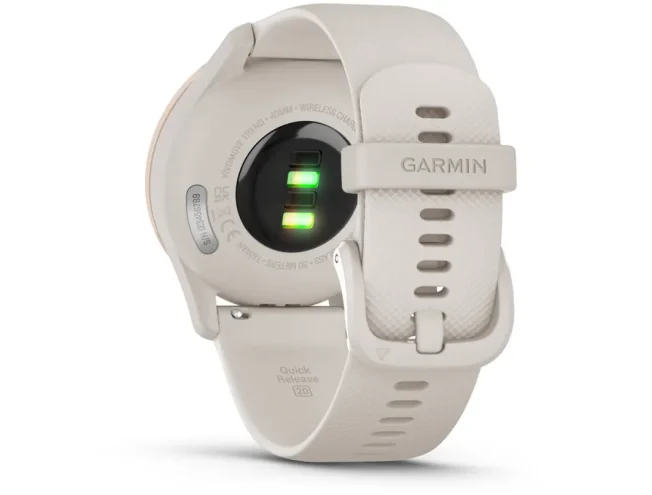 Aktiivsuskell Garmin vivomove Trend White Cream
