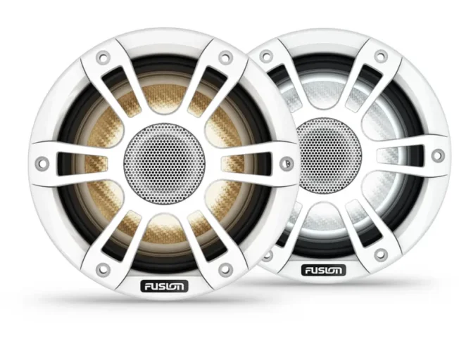 Fusion 3i seeria niiskuskindlad k&otilde;larid 6,5" tollised, 230W CRGBW valged sport k&otilde;larid (paar) SG-FL653SPW